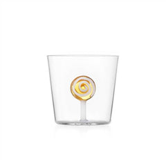 Ichendorf - Bicchiere Acqua Leccalecca Ambra LINEA SWEET AND CANDY