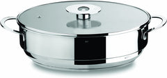 MEPRA - Linea NATURALMENTE - Vaporiera Ovale Acciaio Inox 18/10