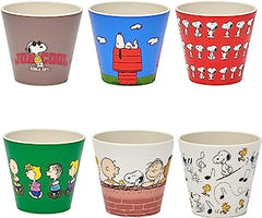 Quycup - Tazzine da caffè Espresso SNOOPY con coperchio