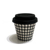 Image of Quycup - Set 4 Tazzine da caffè in Bamboo con coperchio