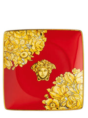 Rosenthal VERSACE - Linea MEDUSA RHAPSODY - Coppetta quadrata RED 12cm