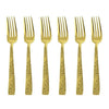 Image of SAMBONET - COMETA GOLD Edizione LIMITATA - Servizio 6 Forchette Dolce Natale Acciaio Inox
