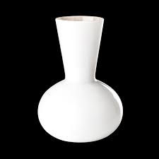 Venini - Vaso IDRIA Bianco in vetro soffiato 23cm