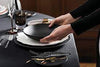 Image of VILLEROY & BOCH - LINEA MANUFACTURE ROCK Coppa Piana Nera 24cm