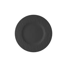 VILLEROY & BOCH - LINEA MANUFACTURE ROCK Piatto Dessert Nero 22cm