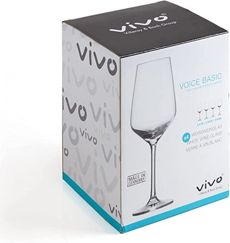 VILLEROY & BOCH - Set 4 Bicchieri Calice Vino Bianco Line VOICE BASIC