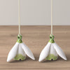 Image of Villeroy & Boch - MINI FLOWER BELLS Set 2 ciondoli in porcellana Bucaneve