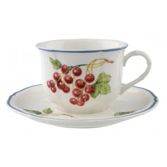 Villeroy & Boch - Set 4 tazze tè con piattino Linea Cottage